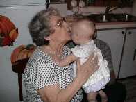 A kiss from Great Great Grandma