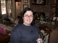 Karen visiting us....