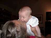 Mommy's nose taste good....