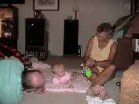 Playing with my besteforeldre....