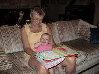 It is fun reading with bestemor.....